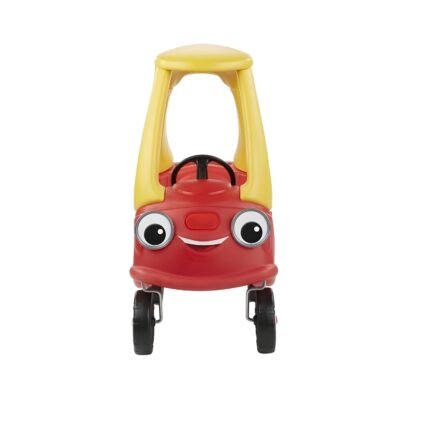 Cute Kids Ride On Car with Steering Wheel and Roof